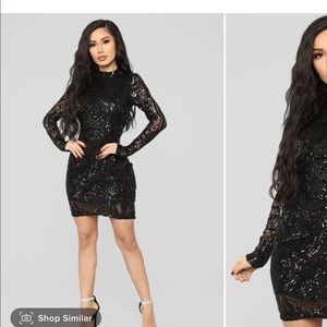 Fashion Nova Sequin Dress